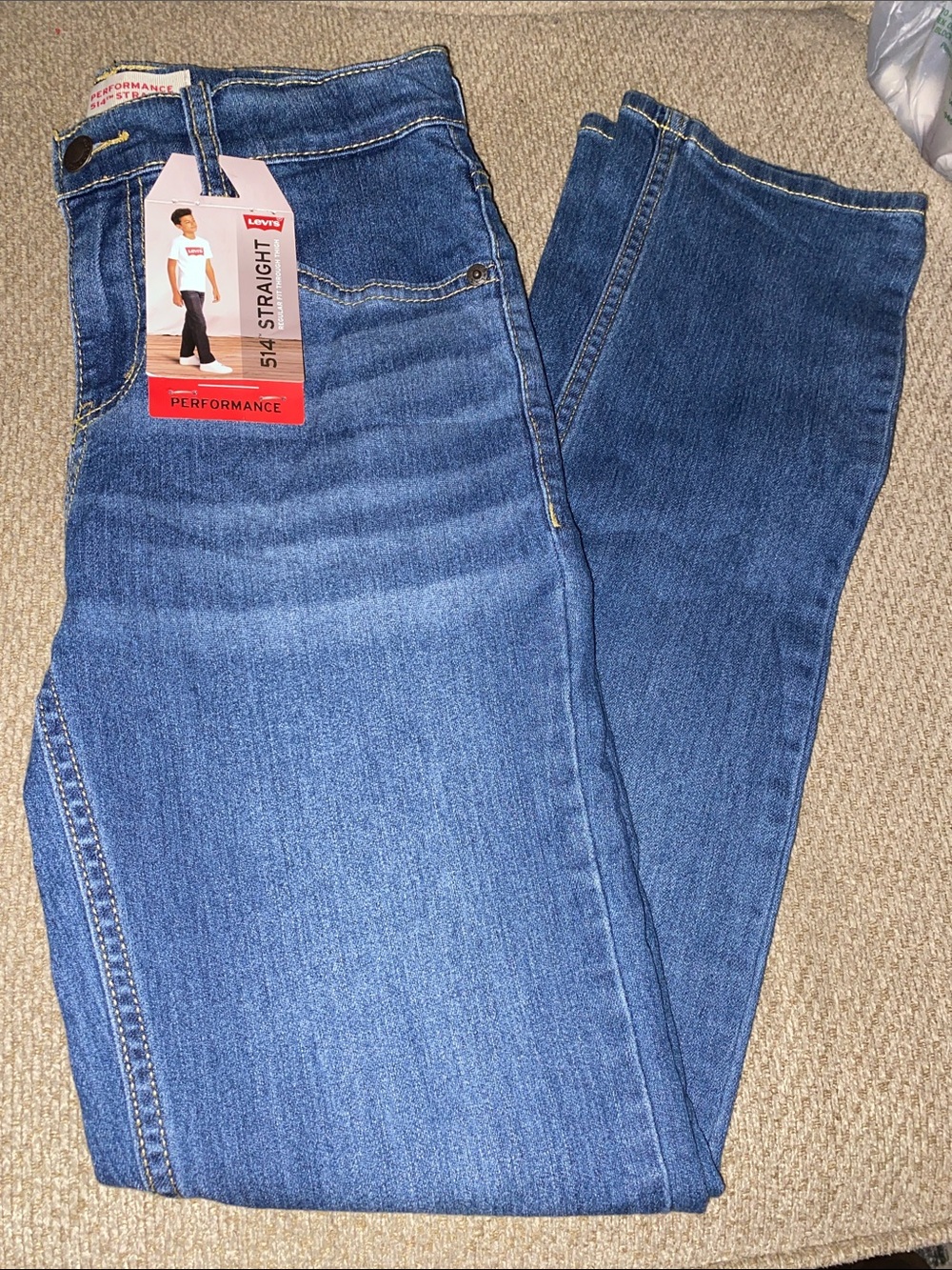 Levi's Medium Blue Straight Jeans
